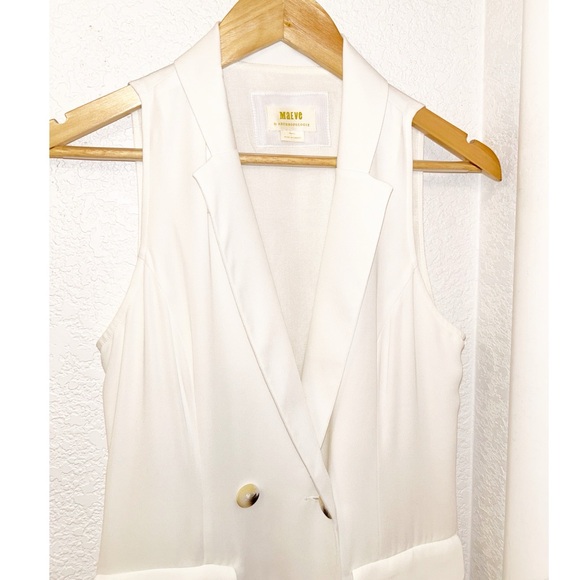 MAEVE x ANTHROPOLOGIE Sleeveless Blazer Mini Dress Double BREASTED SZ: Small - Picture 12 of 15